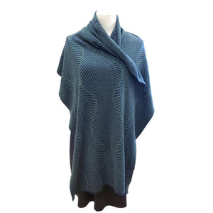 Wrap - Forest Fern in Hunter and Navy by Liamolly