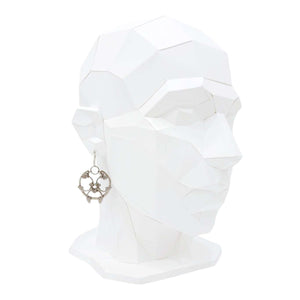 Earrings - Rose Window (Stainless Steel and Titanium) by Wraptillion