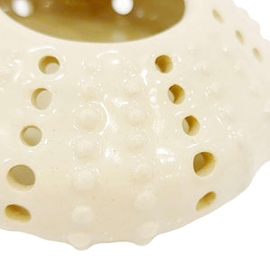 Votive - Sea Urchin (Off White) by Beach Baby Ceramics