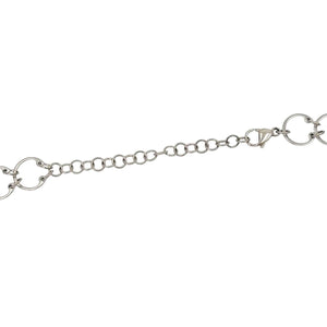 Necklace - Graduated (Stainless Steel and Titanium) by Wraptillion