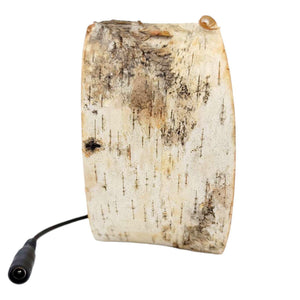 zLamp - Small Birch Circle (White Mushrooms) by Sage Studios