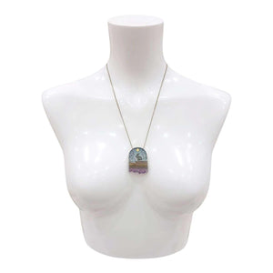 Necklace - Rabbit Crystal (Amethyst) by Fernworks