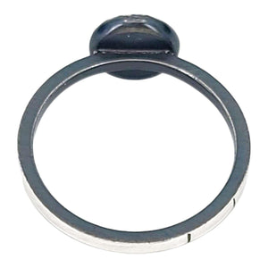 Ring - Size 8 - 8mm Pave Diamond Notched Band (Sterling Silver, Diamond) by 314 Studio