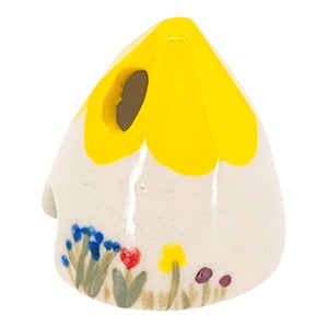 Figurine - Ceramic House (Yellow) by Spalted Home