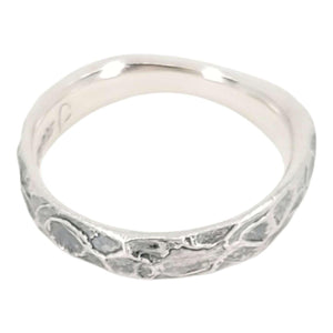 Ring - Size 6 - Heavily Textured Ribbon (Sterling Silver) by Taviametal