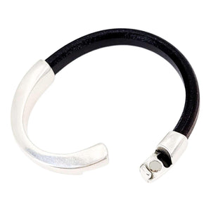 Bracelet - Kona Leather Breakaway (Assorted Metals) by Diana Kauffman Designs