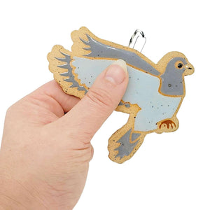Ornament - Flying Pigeon by Annie’s Potteries