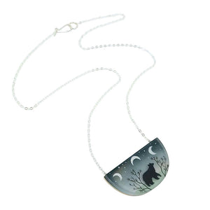 Necklace - Spirit Bear (Sterling Silver) by Fernworks