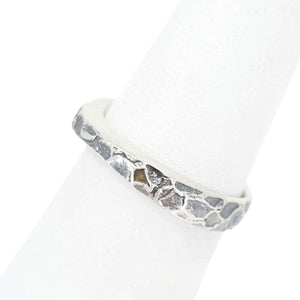 Ring - Size 6 - Heavily Textured Ribbon (Sterling Silver) by Taviametal