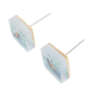 Earrings - Red Wing Blackbird Studs by Fernworks