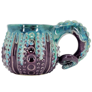 Mug - Octopus (Purple and Turquoise) by Beach Baby Ceramics
