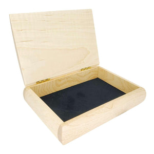 Jewelry Box - Small - Tranquility (Birdseye Maple, Curly Maple) by Mikutowski Woodworking