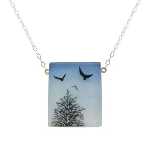 Necklace - Over the Trees (Sterling Silver) by Fernworks