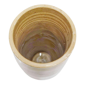 Kokeshi Jar - XXXL - Peaceful "Up Up Up" Black Wave (OOAK) by Jennifer Fujimoto Collection