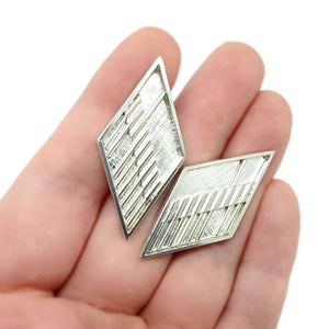 Cufflinks - Chevron in Bright Sterling Silver by Dana C. Fear