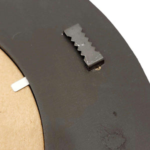 Mosaic Mirror - 10in Round (Aquamarine Leaf) by Zetamari Mosaic Artworks