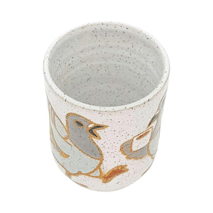 Cup - 8oz Tumbler (Pigeons) by Annie’s Potteries