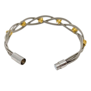 Bracelet - Bass Strings with Brass Bass Ball Ends (M or L) by High Strung Studios