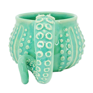 Mug - Octopus (Aqua) by Beach Baby Ceramics