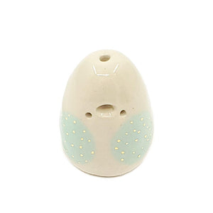 Figurine - Lucky Potato Bud Vase (Single Hole, Mint Cheeks, Tall) by The Pottery Parade