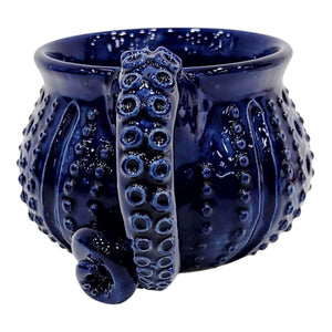 Mug - Octopus (Cobalt) by Beach Baby Ceramics