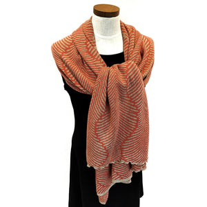 Wrap - Forest Fern in Coral and Sugar by Liamolly