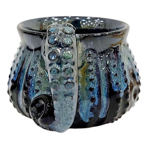 Mug - 12oz - Octopus (Bioluminescent) by Beach Baby Ceramics