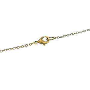 Necklace - Moon Rays Crystal (Brass) by Fernworks
