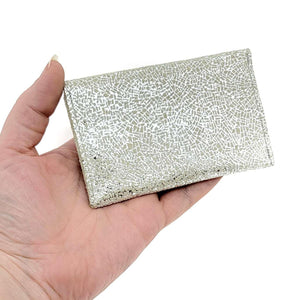 Wallet - Snap Card Case in Reclaimed Leather (Assorted Colors) by Crystalyn Kae