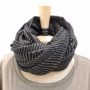 Wrap - Forest Fern in Charcoal Gray and Black by Liamolly