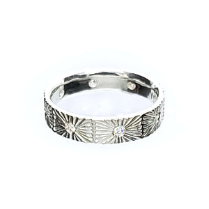 Ring - Size 8 - Nova Eternity (Bright Sterling Silver, Diamond) (Last One!) by Corey Egan