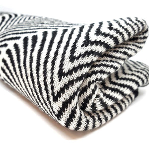 Wrap - Forest Fern in Black and Cream by Liamolly