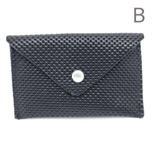 Wallet - Snap Card Case in Reclaimed Leather (Assorted Colors) by Crystalyn Kae