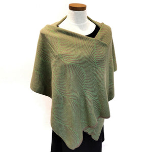 Wrap - Forest Fern in Pistachio and Pebble by Liamolly