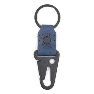 Keychain – Clip Short in Perforated Leather (Assorted Colors) by Woolly Made