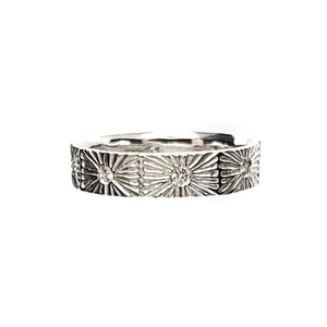 Ring - Size 8 - Nova Eternity (Bright Sterling Silver, Diamond) (Last One!) by Corey Egan