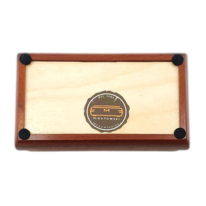 Jewelry Box - Mini Possibility Box (Padauk, Curly Maple) by Mikutowski Woodworking
