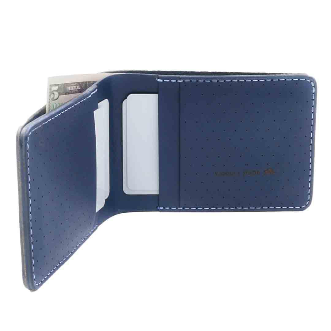 Wallet – Landscape in Mixed Finish Leather (Assorted Colors) by Woolly Made