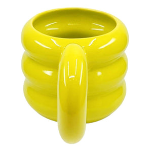 Mug - Acid Green Medium Chubby Donut Mug by MUD WITCH