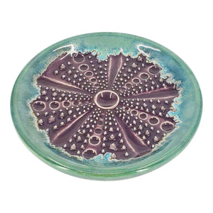 Grater - Sea Urchin (Purple and Turquoise) by Beach Baby Ceramics