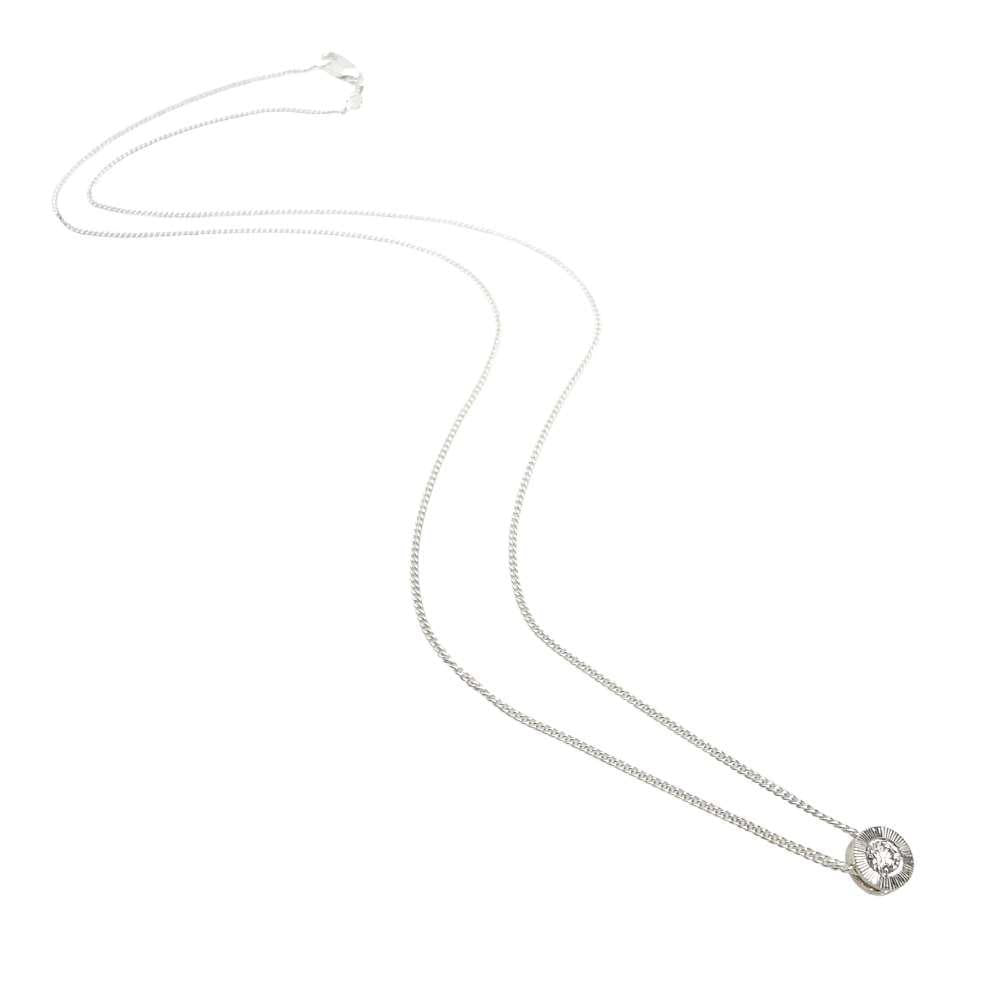 Necklace - Small Aurora (Diamond, Sterling Silver) by Corey Egan