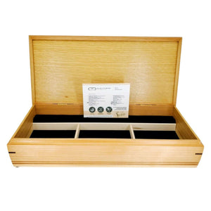 Jewelry Box - Medium - Sentinel (Cherry, Wenge, Zebrawood) by Mikutowski Woodworking