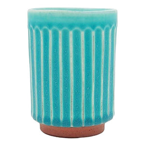 Cup - Large Tanba-Yaki Turquoise by Asemi Co.