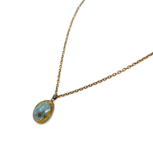 Necklace - Mini Gem in Earth by Dandy Jewelry