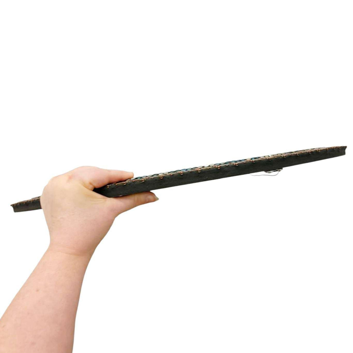 Mosaic Mirror - 24in Round (Red) by Zetamari Mosaic Artworks