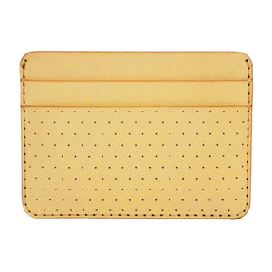 Wallet – Half-Size Perforated Leather (Assorted Colors) by Woolly Made