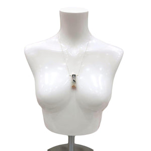 Necklace - Crow and Moon Crystal (Sterling Silver) by Fernworks