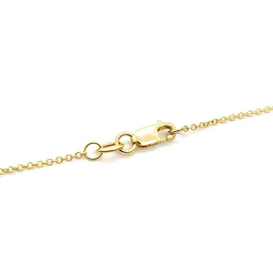 Necklace - Theia in Ruby and 14k Yellow Gold with Sterling Silver and Diamond by Corey Egan