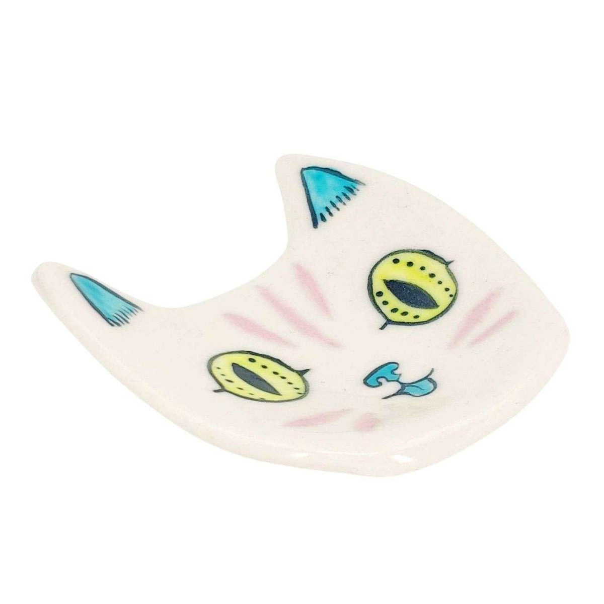 Ring Dish - Wide Eyed Little Tiger (Green) by Erika Rier