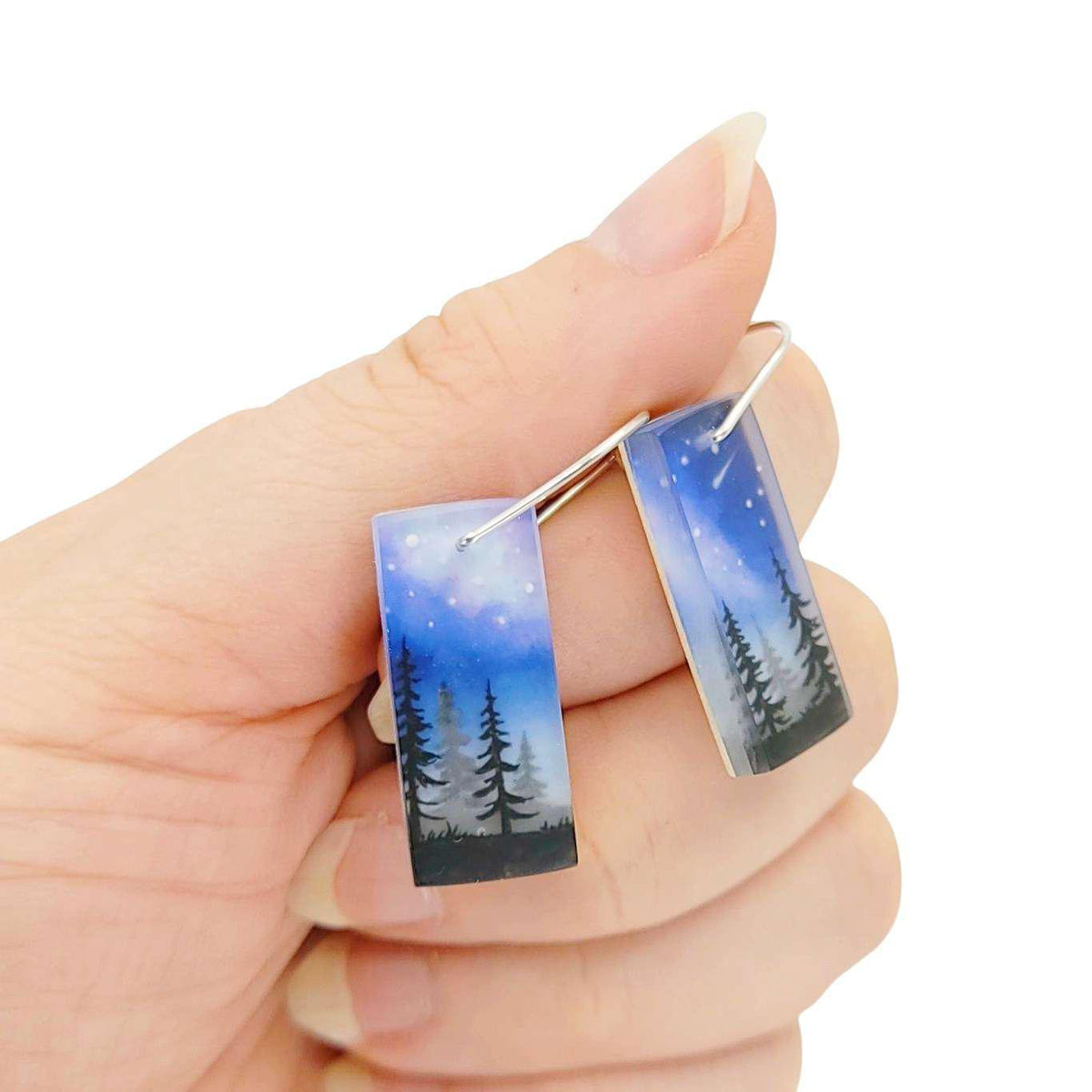 Earrings - Northern Forest Drops by Fernworks